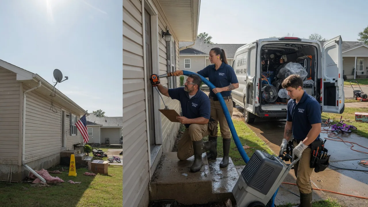 Ceiling Water Damage Restoration in Laverne, OK near me